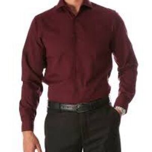 Claiborne Men’s NWT button front dress shirt size M